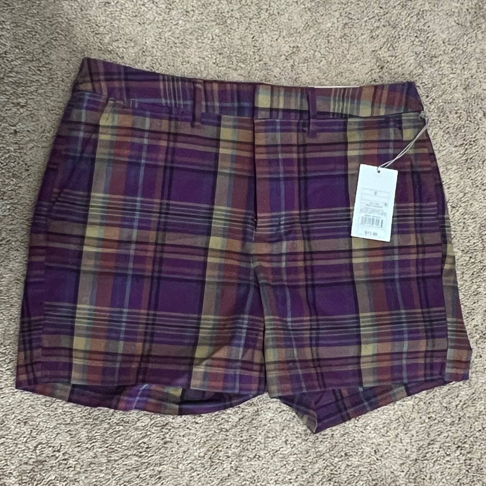 A New Day plaid chino shorts, NWT!